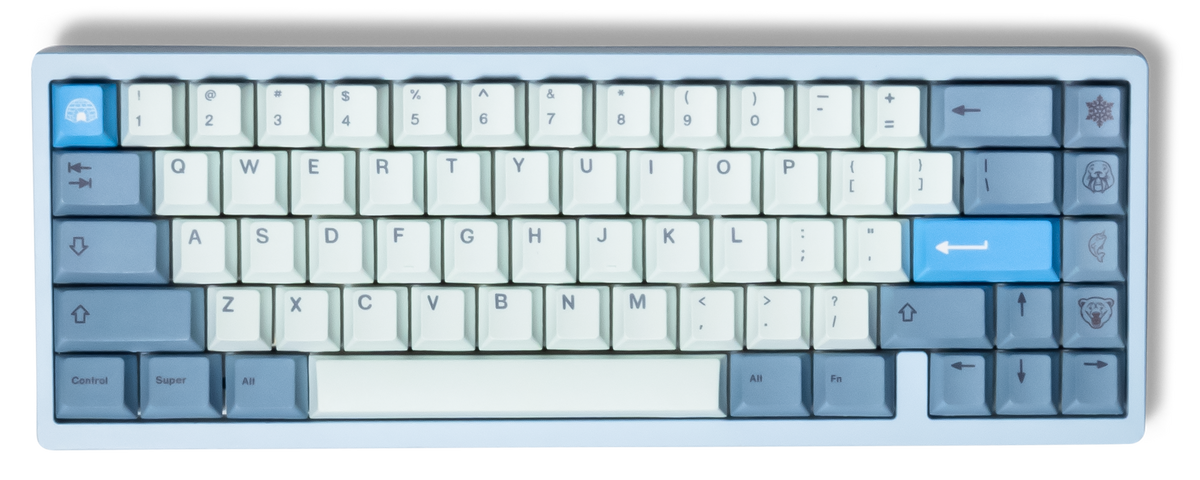 Arctic PBT Keycaps