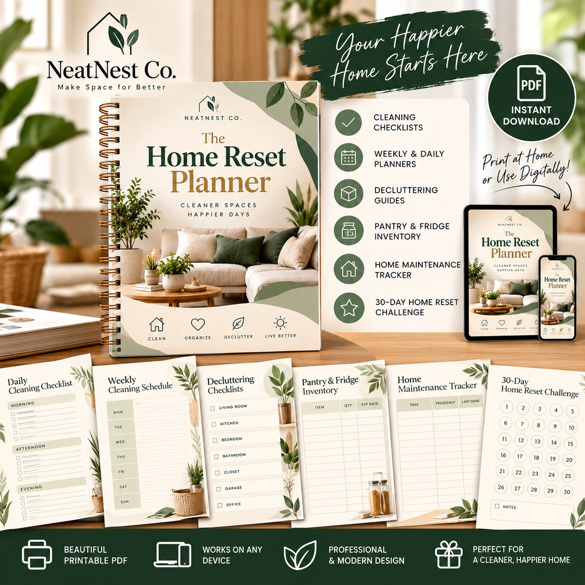 The Home Reset Planner