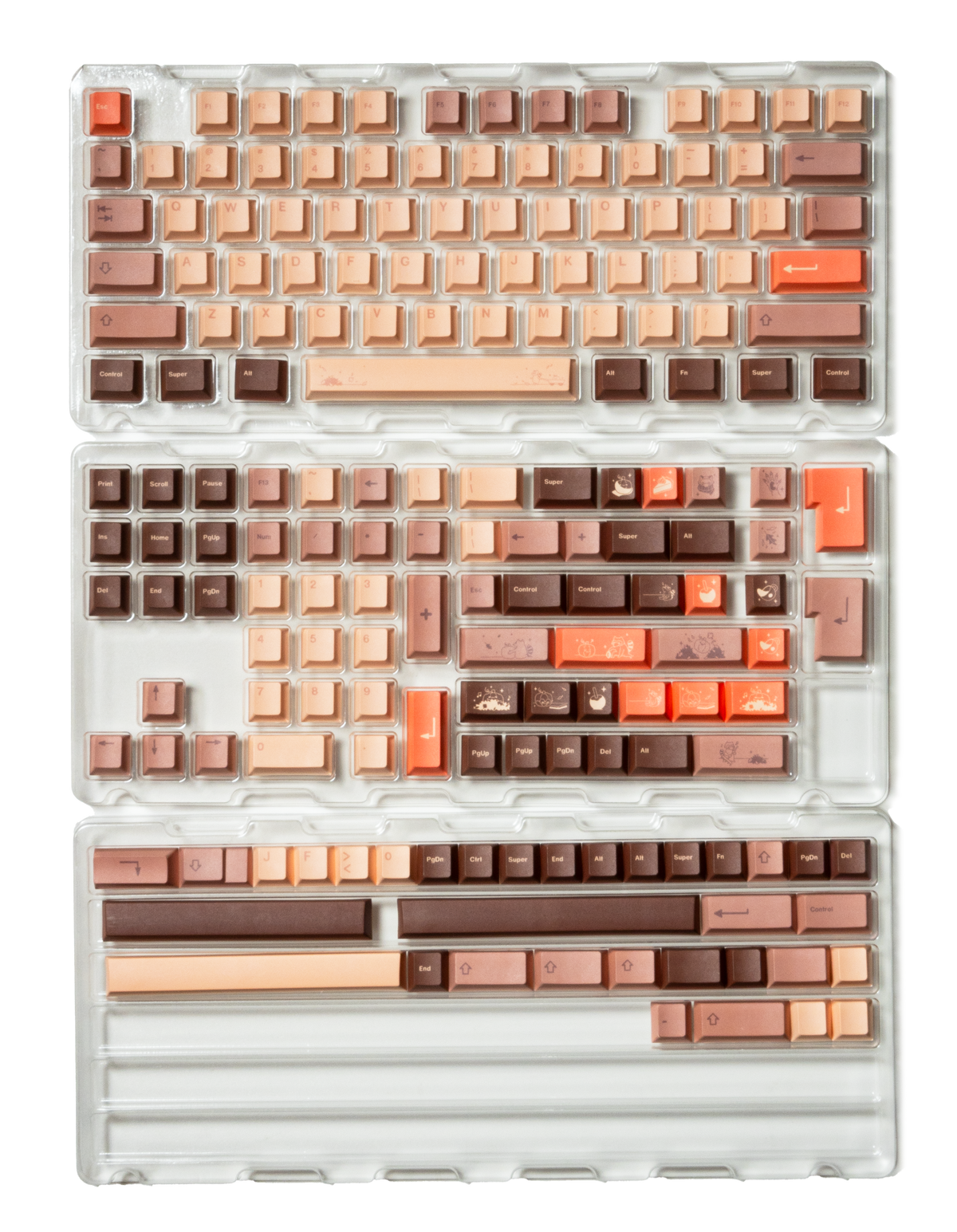 Pumpkin PBT Keycaps